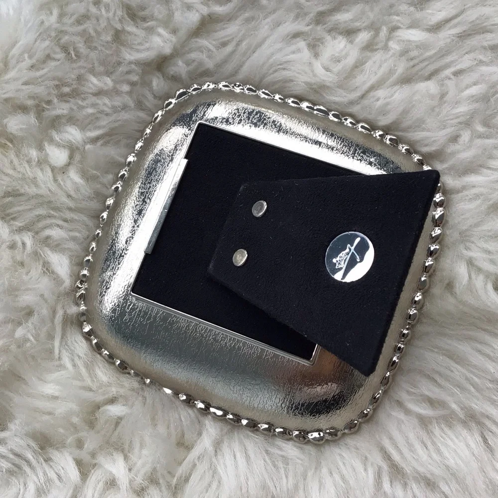 Michael Aram Molten Frost Mini Clock - New Old Stock